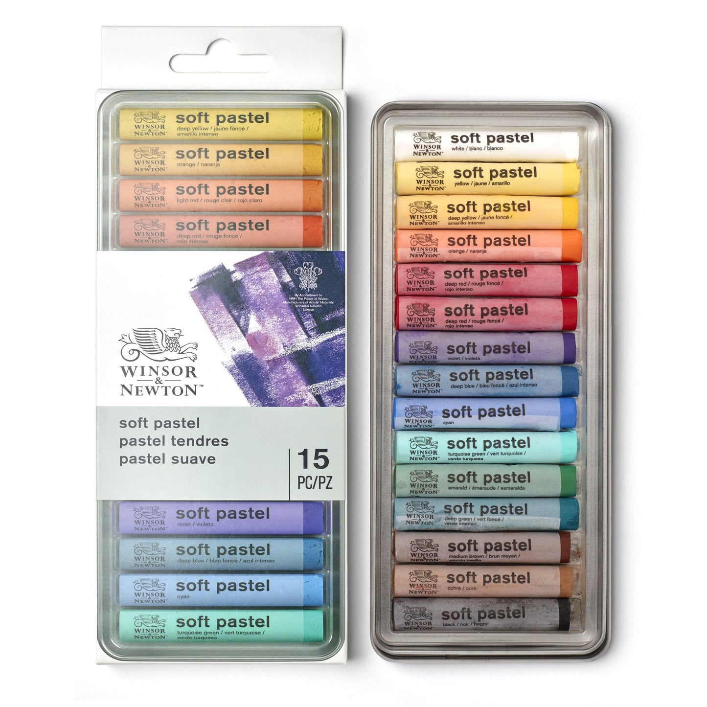 Winsor & Newton Yumuşak Pastel Seti (15 Renk)