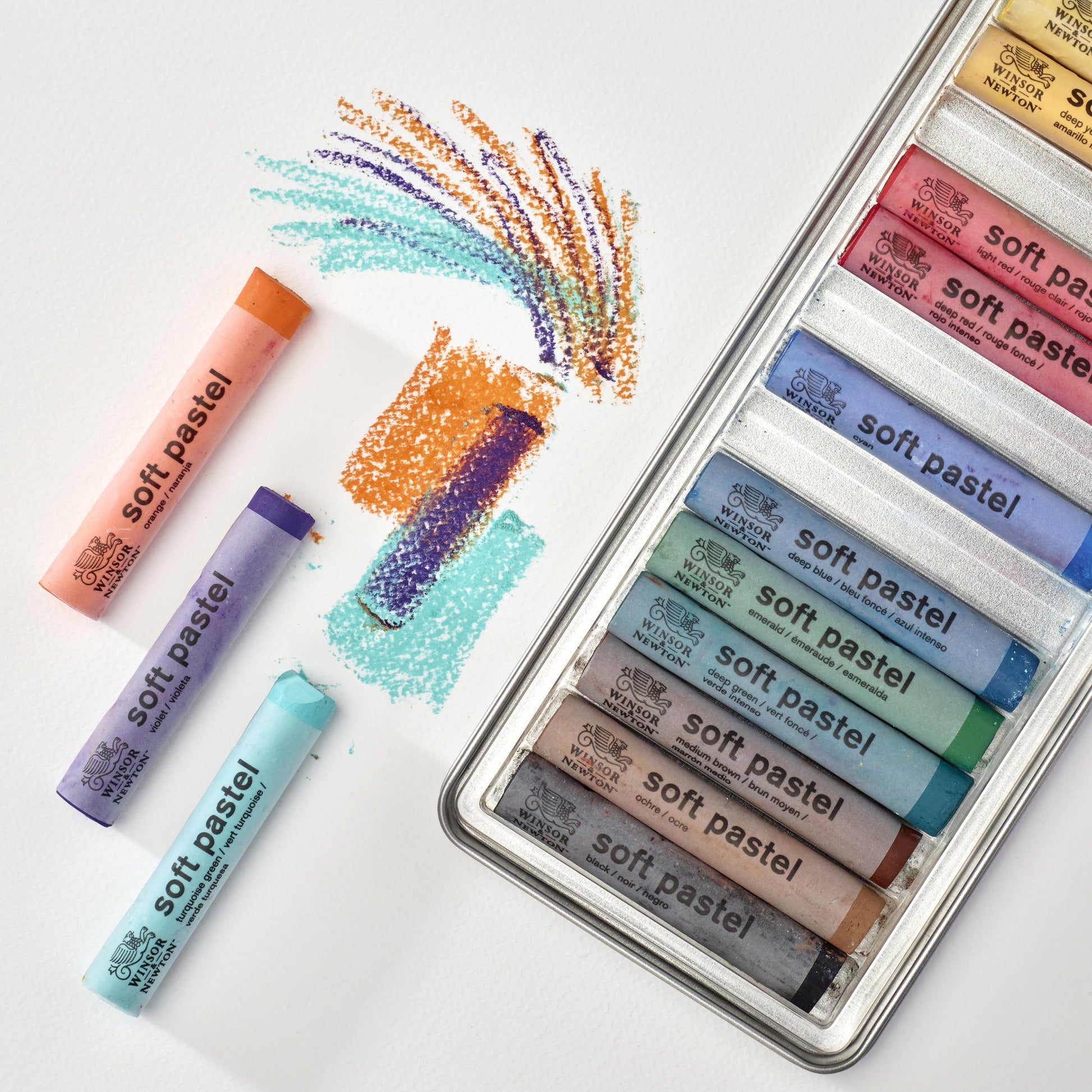 Winsor & Newton Yumuşak Pastel Seti (15 Renk)