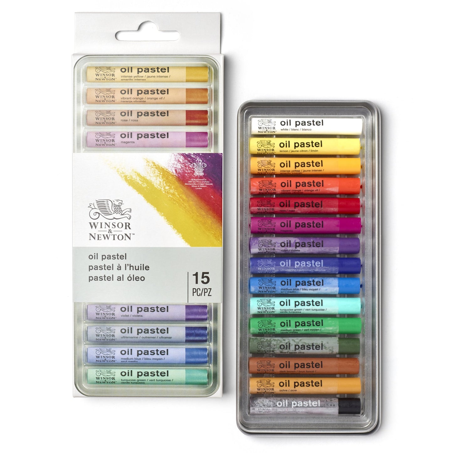 Winsor & Newton Yağlı Pastel Seti (15 Renk)
