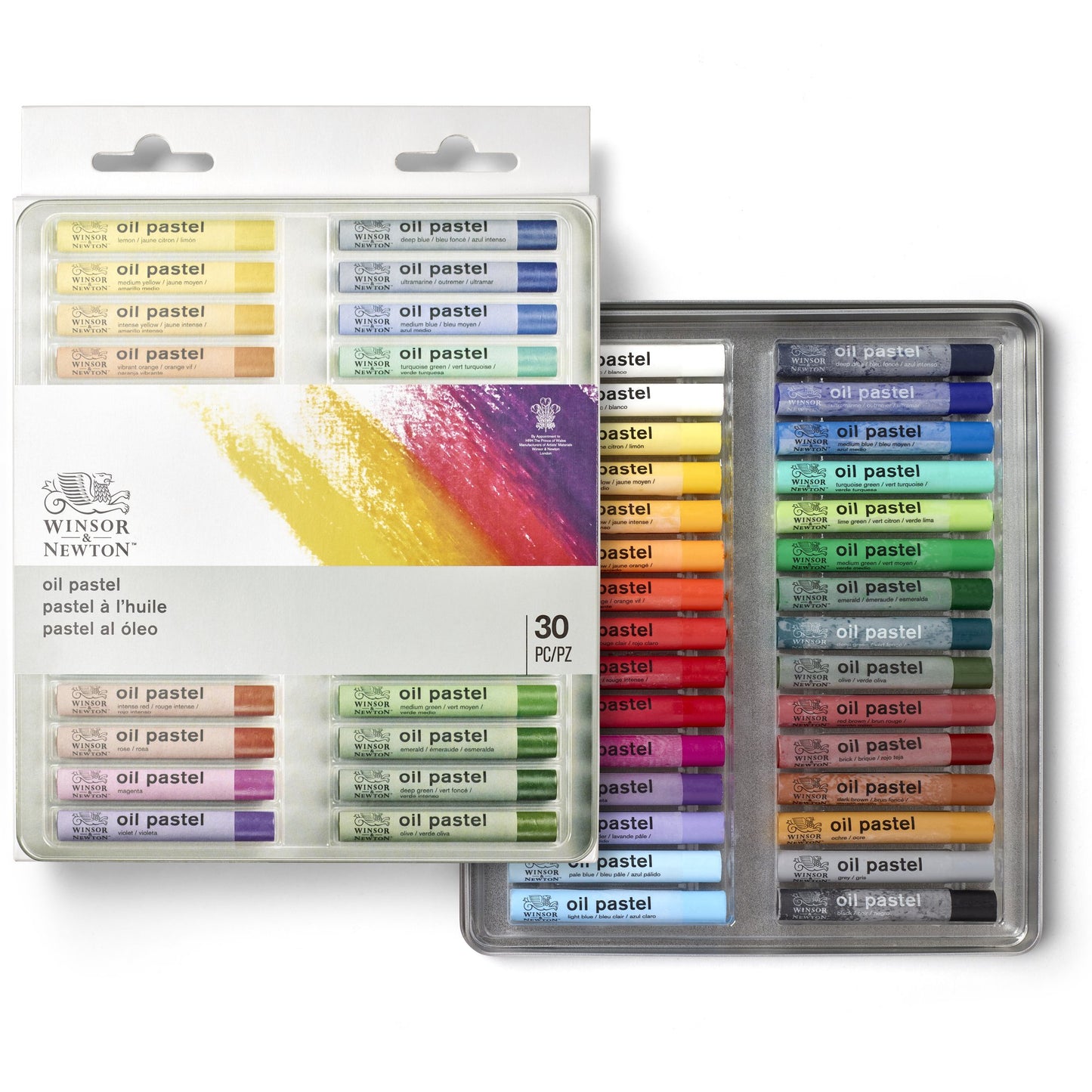 Winsor & Newton Yağlı Pastel Seti (30 Renk)