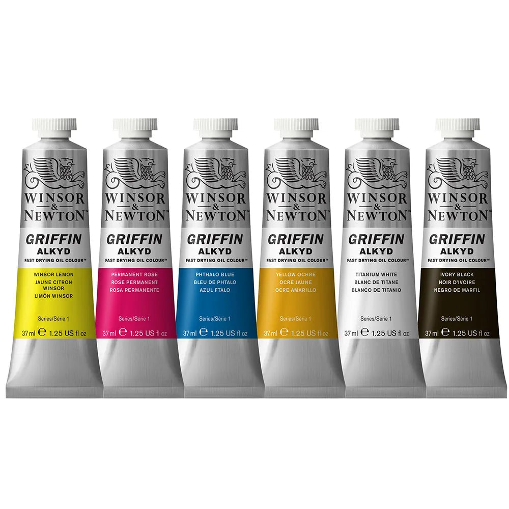 Winsor & Newton Griffin Yağlı Boya Beginners Set (6 x 37ml Griffin Yağlı Boya)