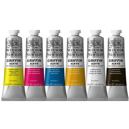 Winsor & Newton Griffin Yağlı Boya Beginners Set (6 x 37ml Griffin Yağlı Boya)