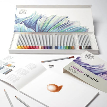 Winsor&Newton Studio Collection 50'li Renkli Kalem Seti - Karton Kutulu