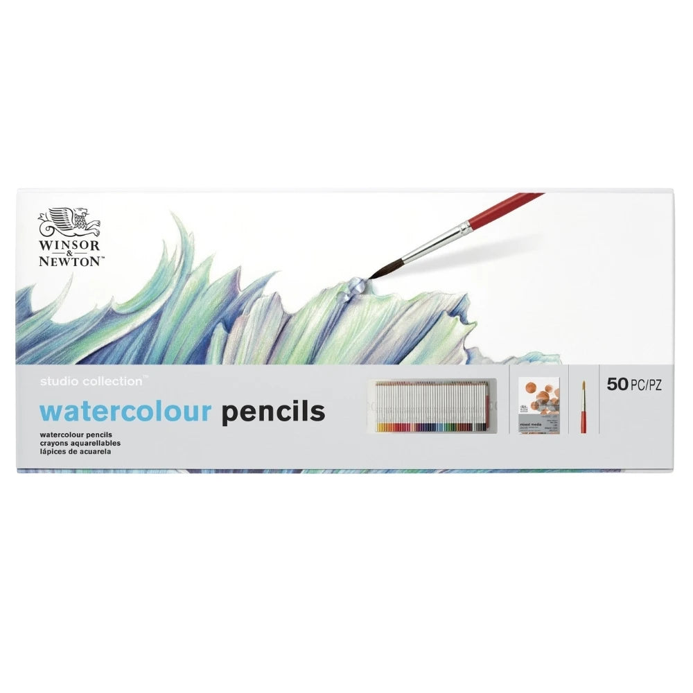 Winsor&Newton Studio Collection 50'li Sulu Boya Kalemi Seti - Karton Kutulu