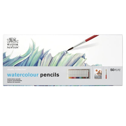 Winsor&Newton Studio Collection 50'li Sulu Boya Kalemi Seti - Karton Kutulu
