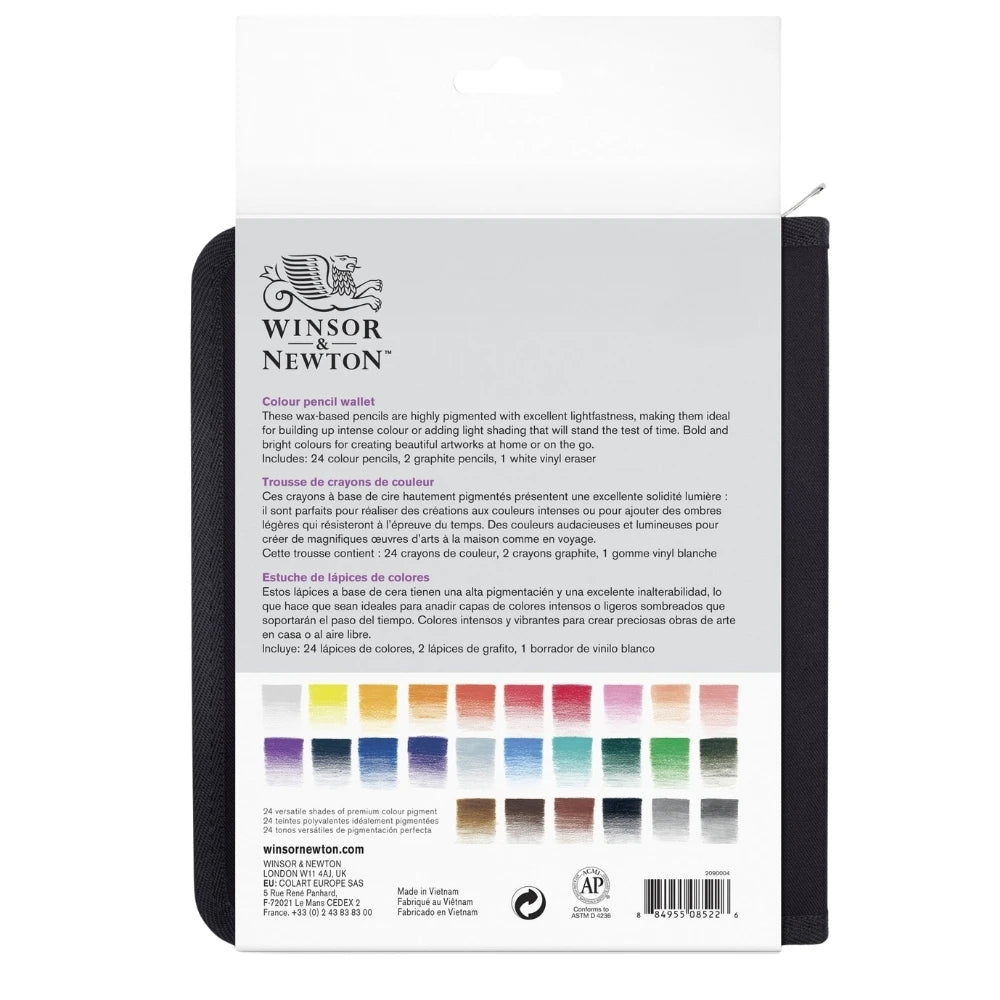 Winsor&Newton Studio Collection 27'li Renkli Kalem Seti - Çantalı