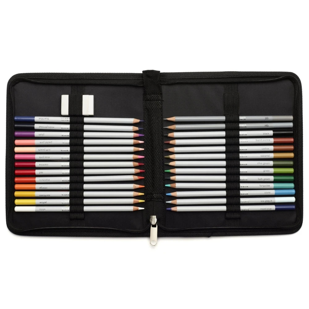 Winsor&Newton Studio Collection 27'li Renkli Kalem Seti - Çantalı