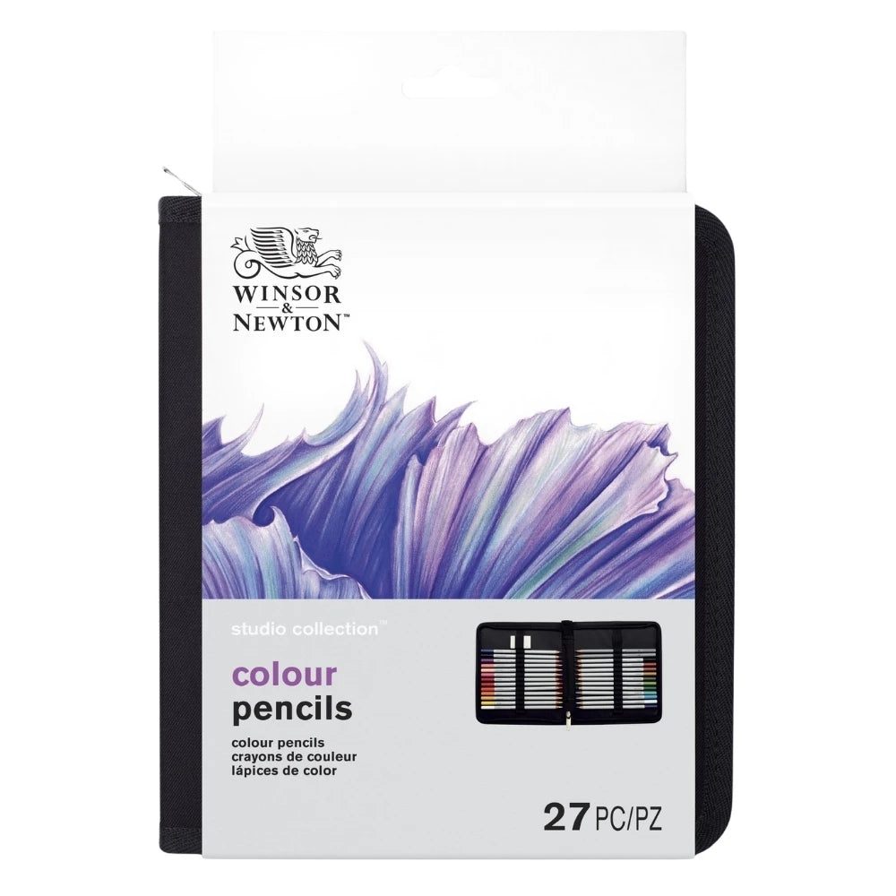 Winsor&Newton Studio Collection 27'li Renkli Kalem Seti - Çantalı
