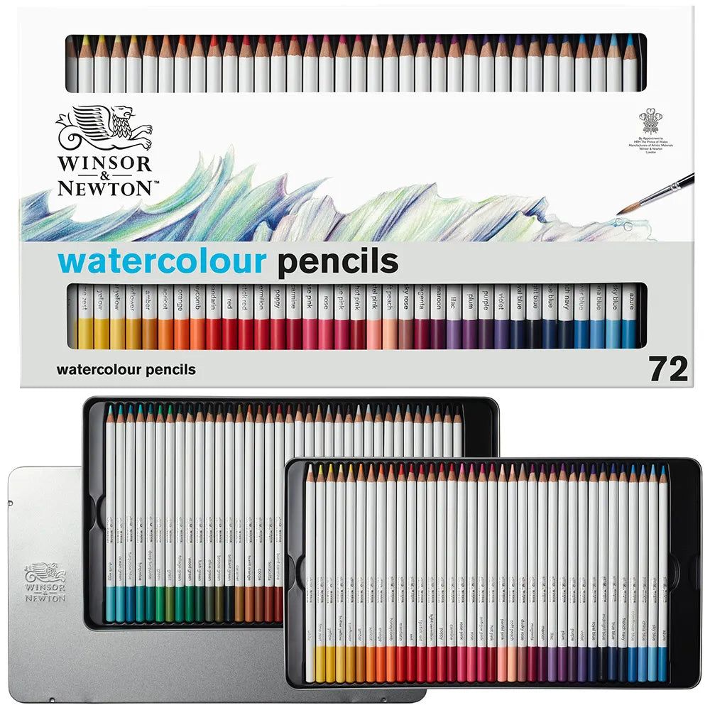 Winsor & Newton Studio Collection 72'li Sulu Boya Kalem Set