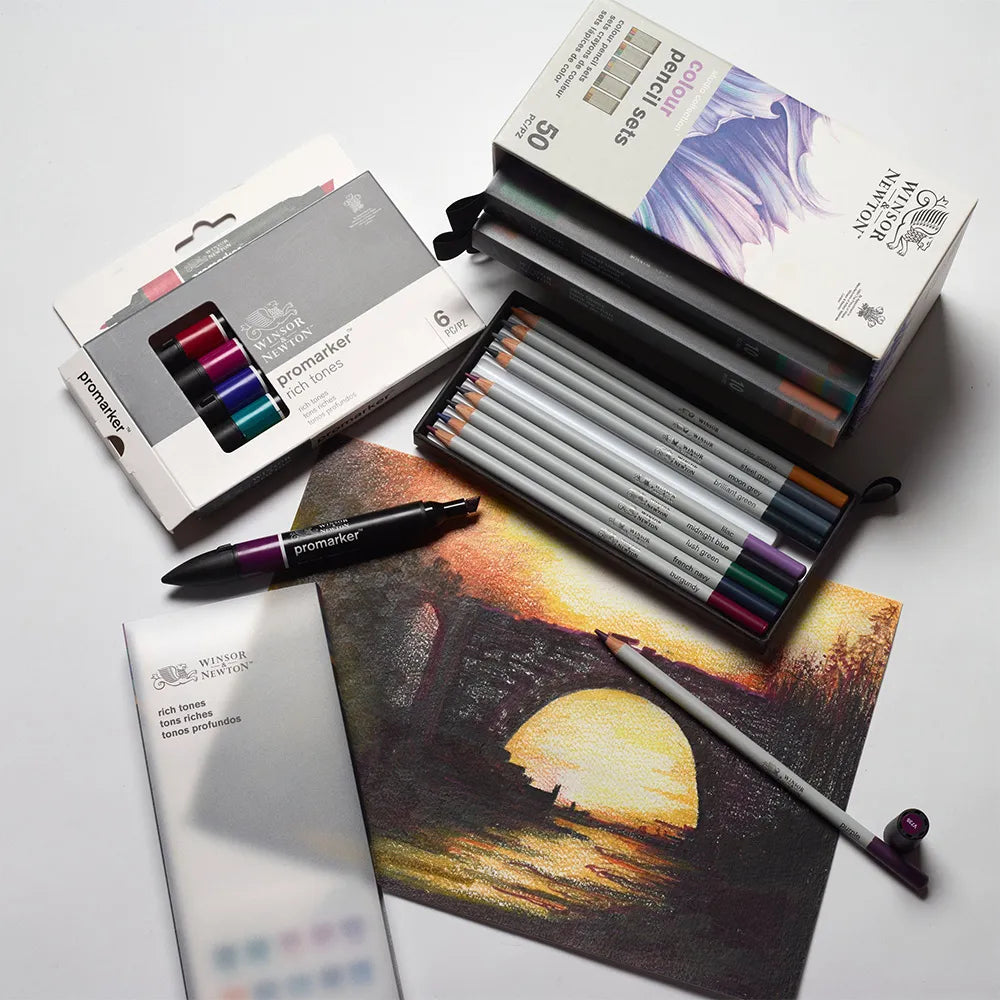 Winsor & Newton Studio Collection 50'li Renkli Kalem Set (5 x 10 Renkli Kalem Seti)