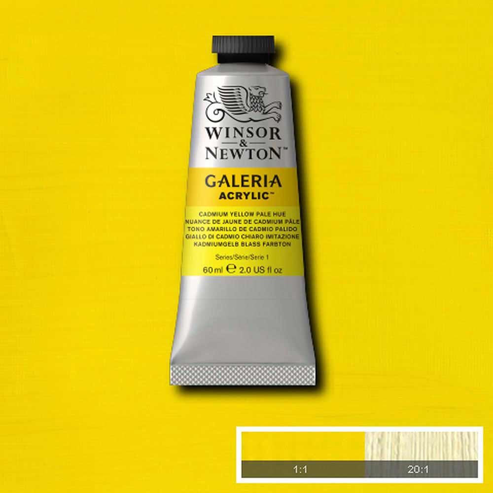 Winsor & Newton Galeria Acrylic 60ml Cadmium Yellow Pale Hue 114