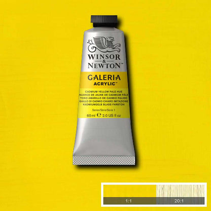 Winsor & Newton Galeria Acrylic 60ml Cadmium Yellow Pale Hue 114