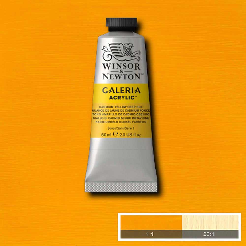 Winsor & Newton Galeria Acrylic 60ml Cadmium Yellow Deep Hue 115