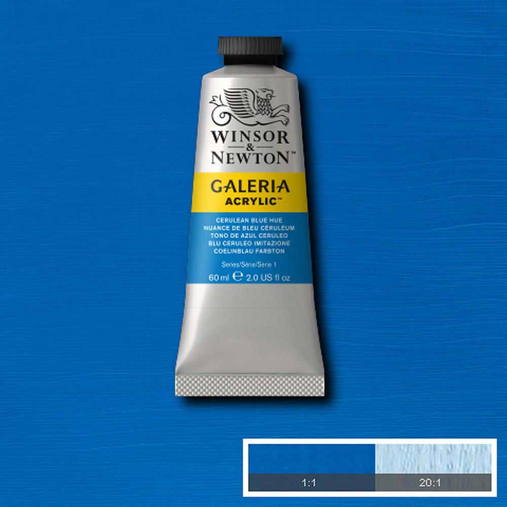 Winsor & Newton Galeria Acrylic 60ml Cerulean Blue Hue 138