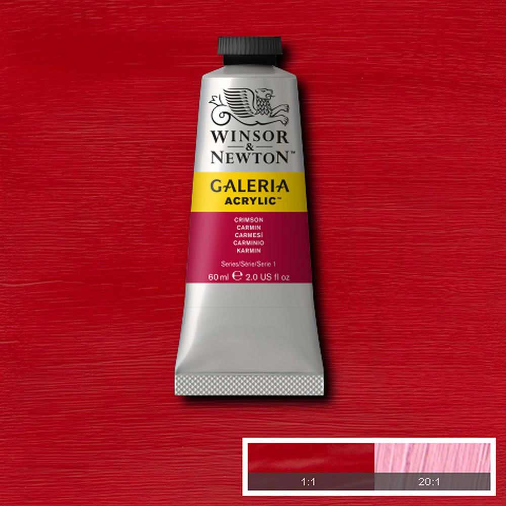 Winsor & Newton Galeria Acrylic 60ml Crimson 203