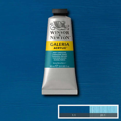 Winsor & Newton Galeria Acrylic 60ml Deep Turquoise 232