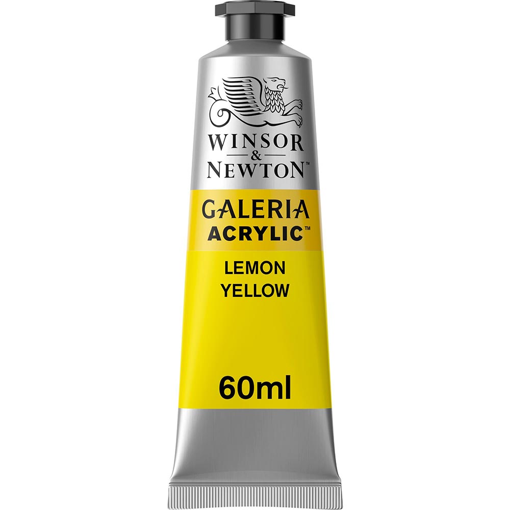Winsor & Newton Galeria Acrylic 60ml Lemon Yellow Hue 346