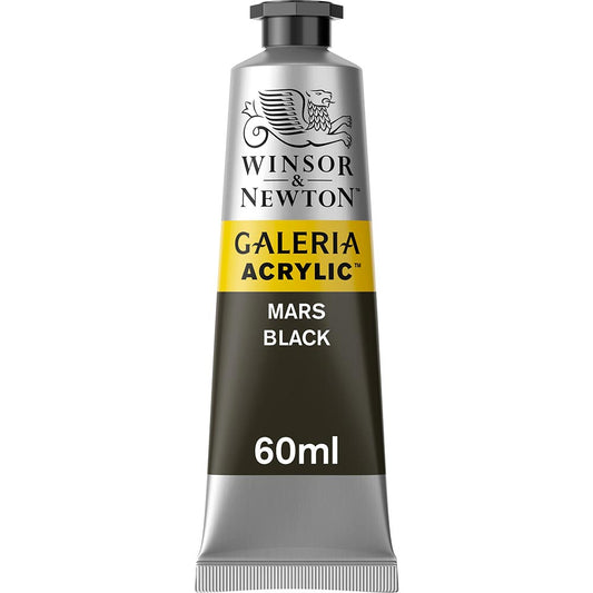 Winsor & Newton Galeria Acrylic 60ml Mars Black 386