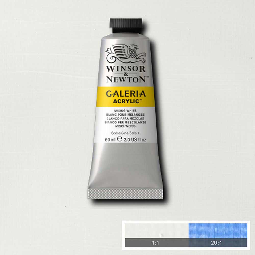 Winsor & Newton Galeria Acrylic 60ml Soft Mixing White 415