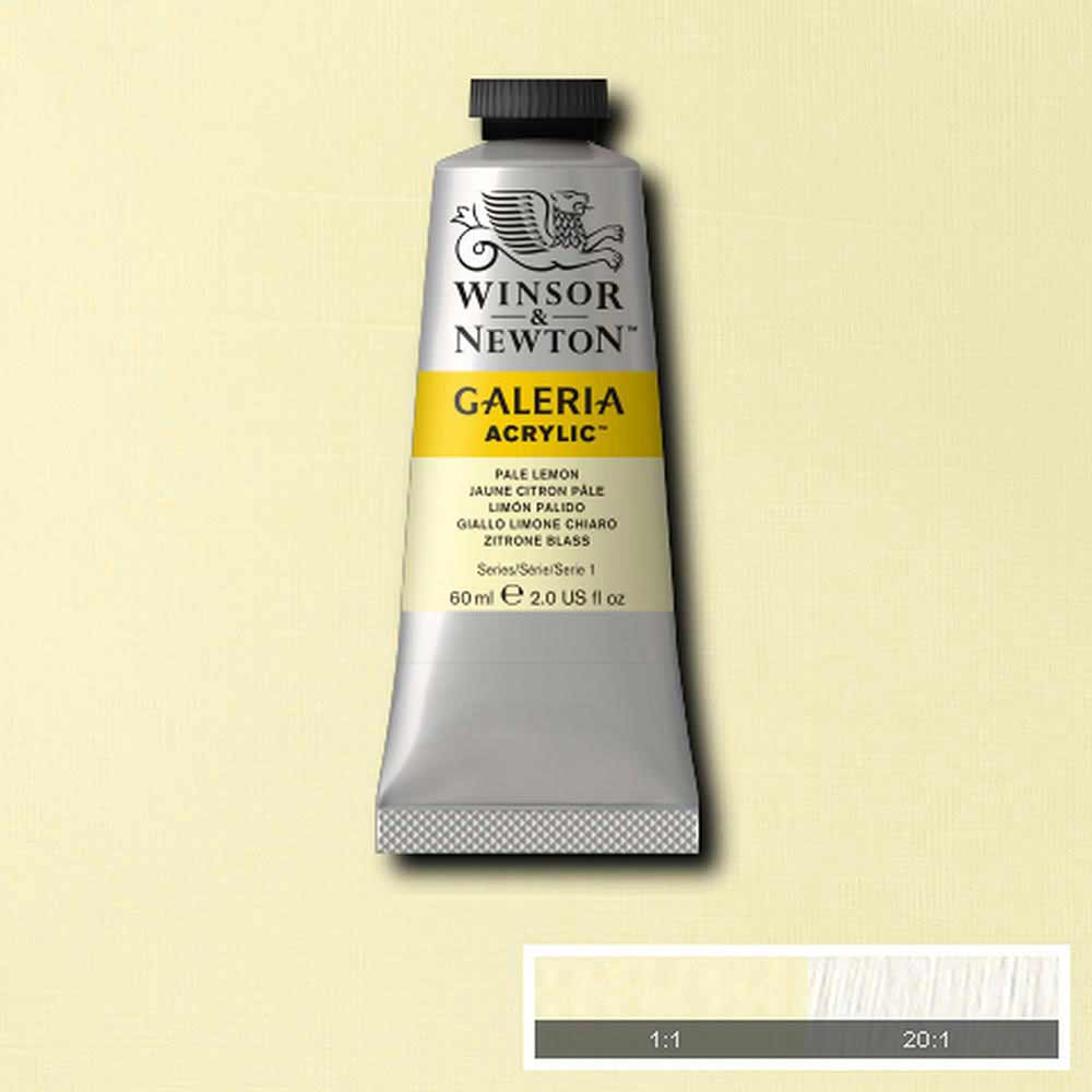 Winsor & Newton Galeria Acrylic 60ml Pale Lemon 434