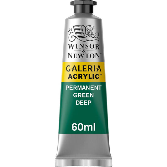 Winsor & Newton Galeria Acrylic 60ml Permanent Green Deep 482