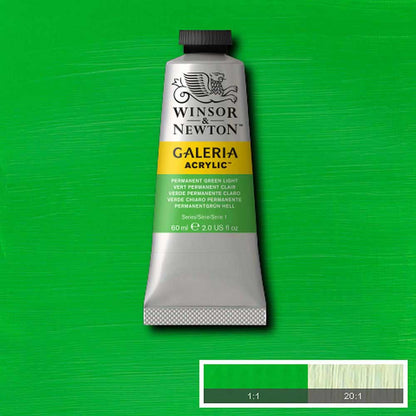 Winsor & Newton Galeria Acrylic 60ml Permanent Green Light 483
