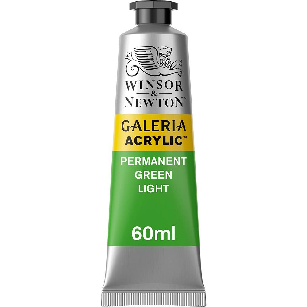 Winsor & Newton Galeria Acrylic 60ml Permanent Green Light 483