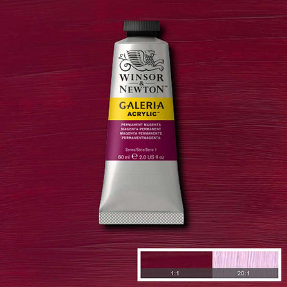 Winsor & Newton Galeria Acrylic 60ml Permanent Magenta 488
