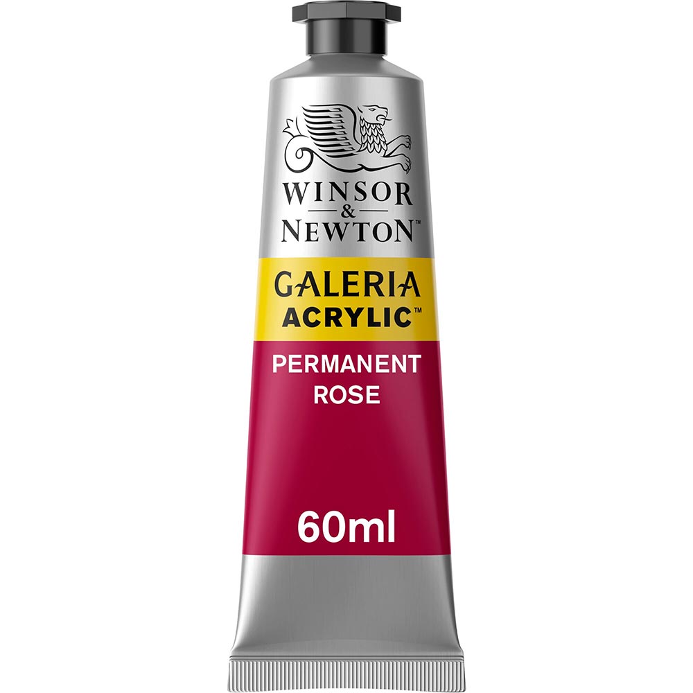 Winsor & Newton Galeria Acrylic 60ml Permanent Rose 502