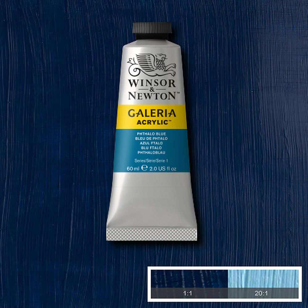 Winsor & Newton Galeria Acrylic 60ml Phthalo Blue 516