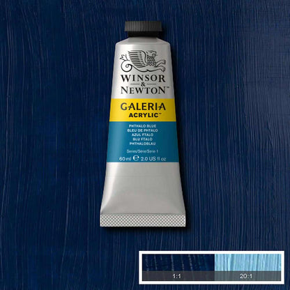 Winsor & Newton Galeria Acrylic 60ml Phthalo Blue 516