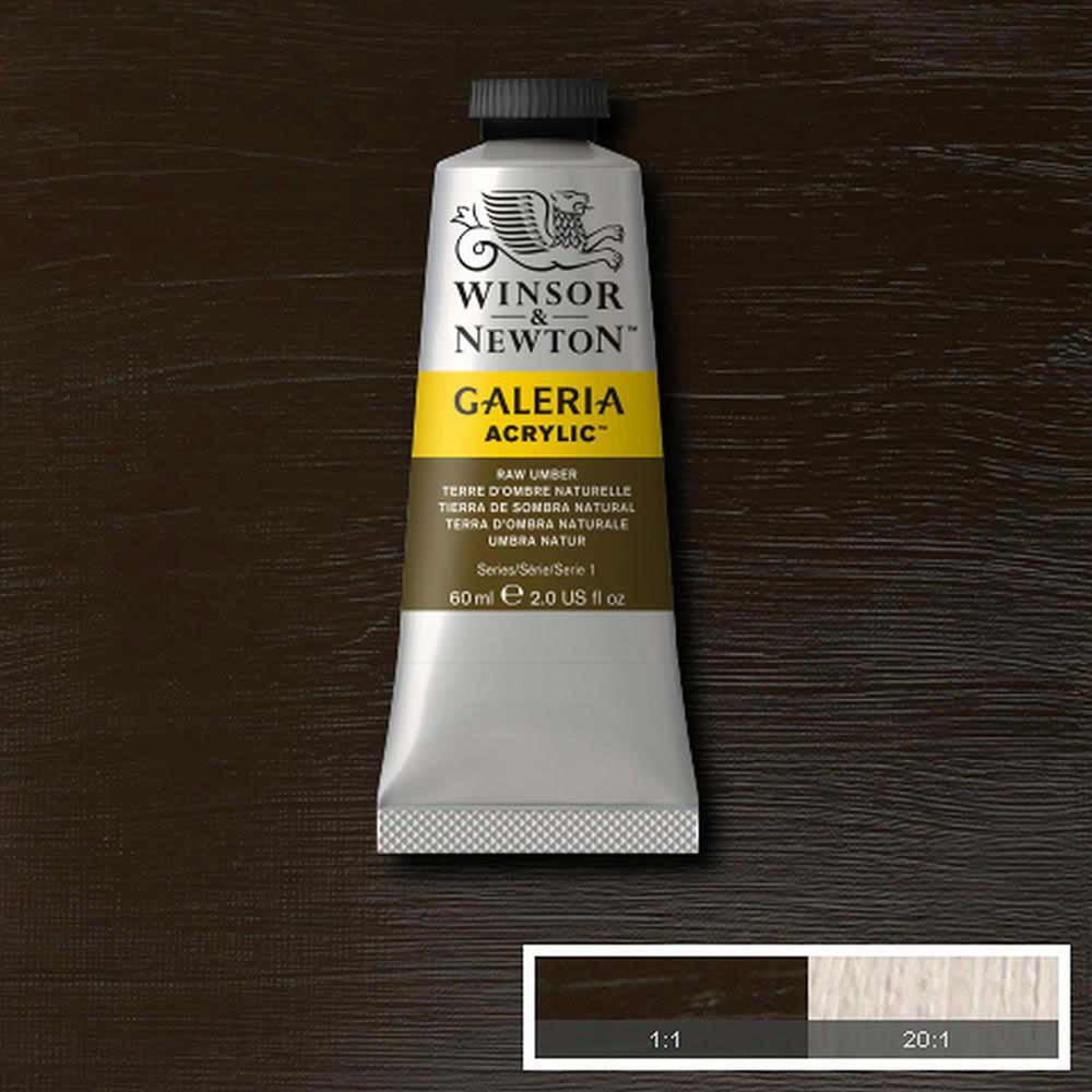 Winsor & Newton Galeria Acrylic 60ml Raw Umber 554