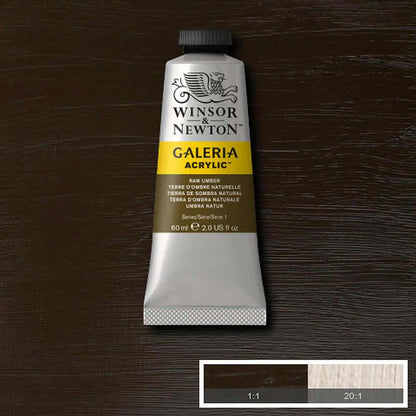 Winsor & Newton Galeria Acrylic 60ml Raw Umber 554