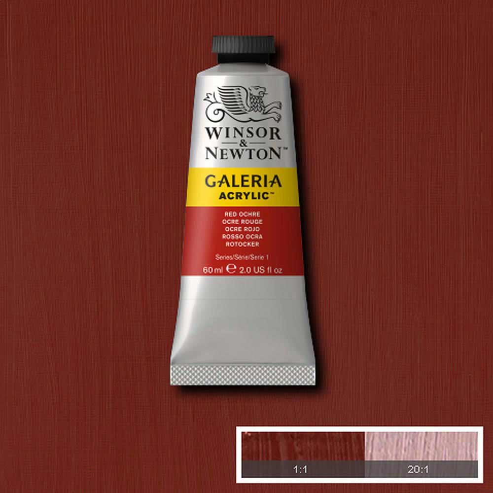 Winsor & Newton Galeria Acrylic 60ml Red Ochre 564