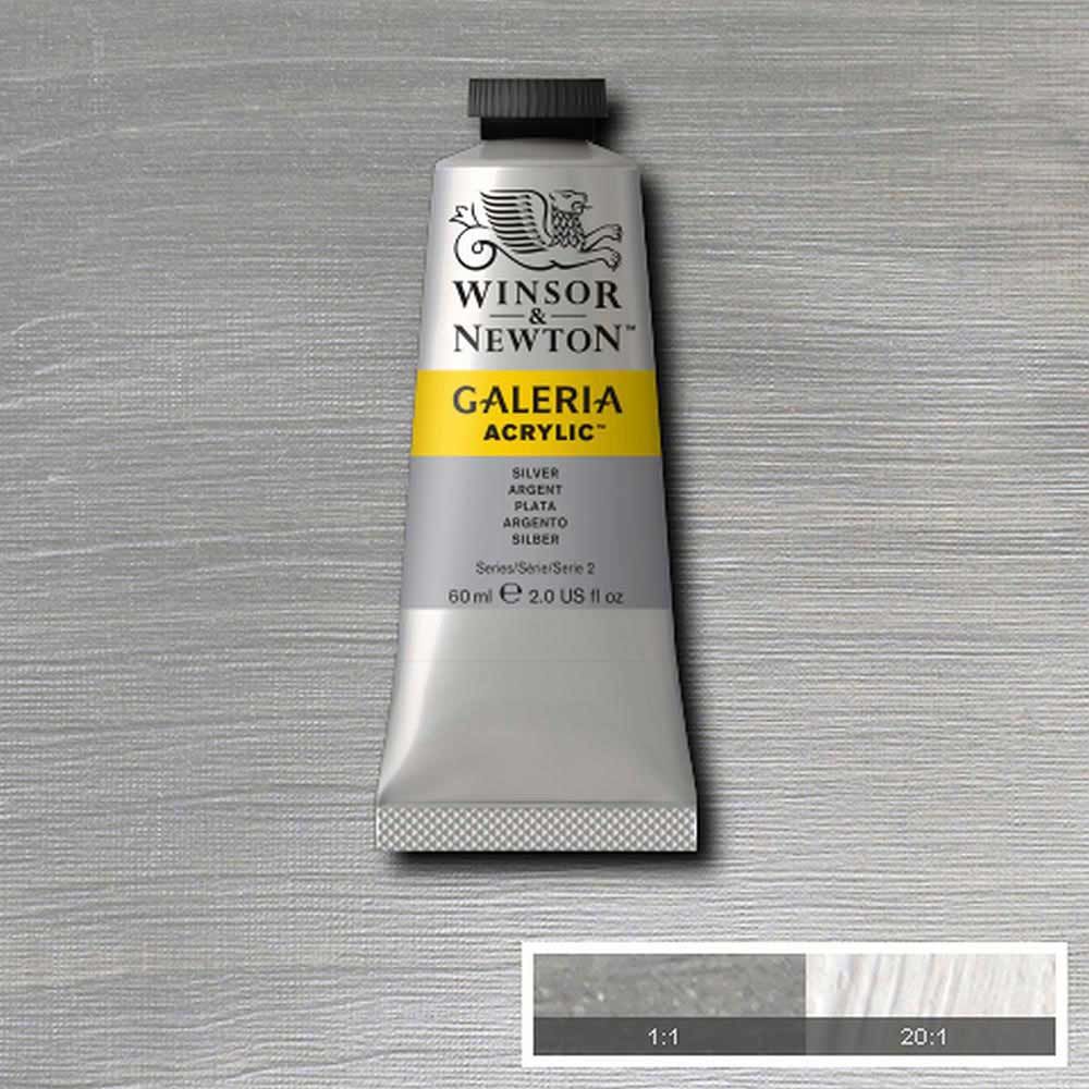 Winsor & Newton Galeria Acrylic 60ml Silver 617 S.2