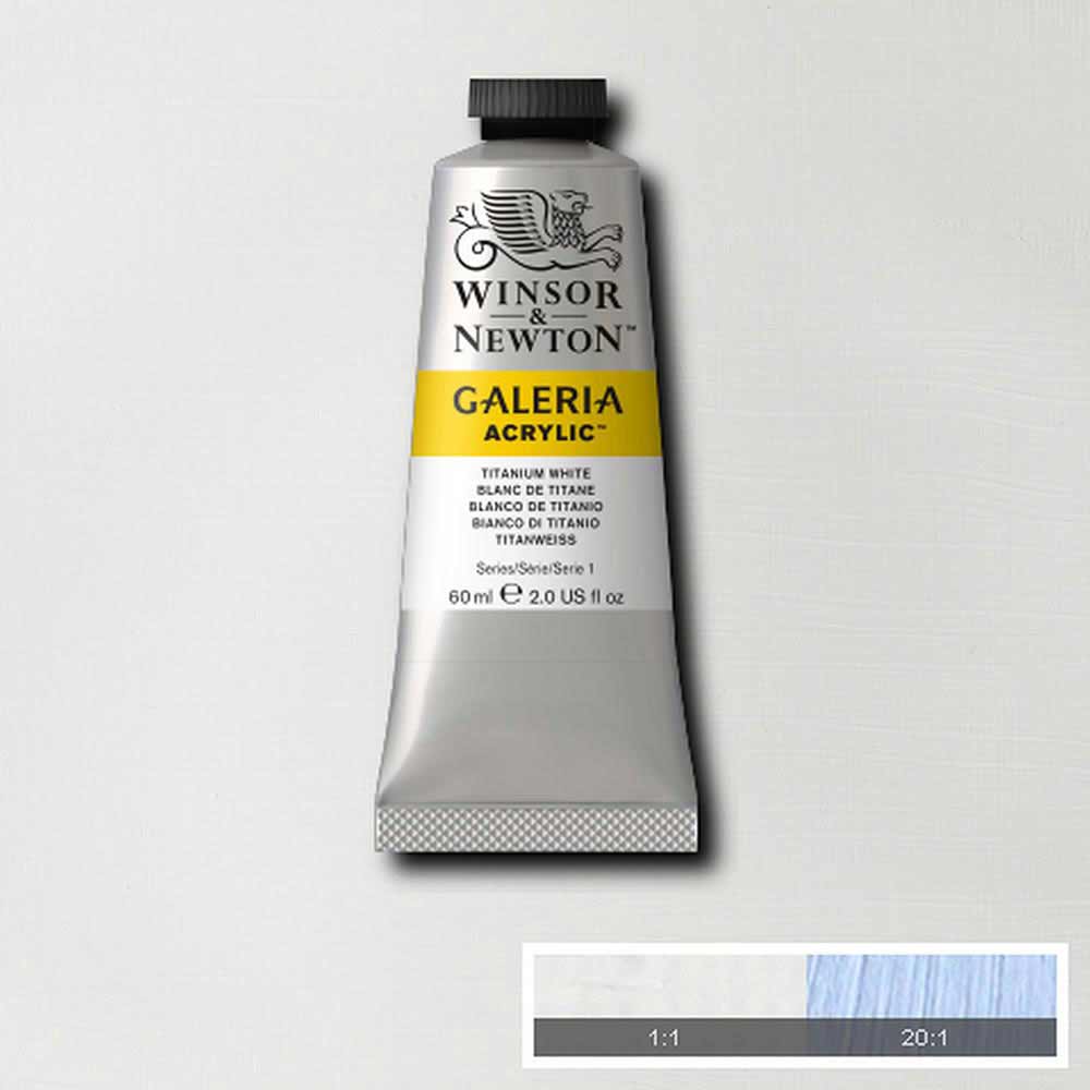 Winsor & Newton Galeria Acrylic 60ml Titanium White 644