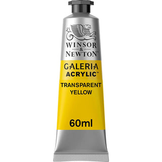 Winsor & Newton Galeria Acrylic 60ml Transparent Yellow 653