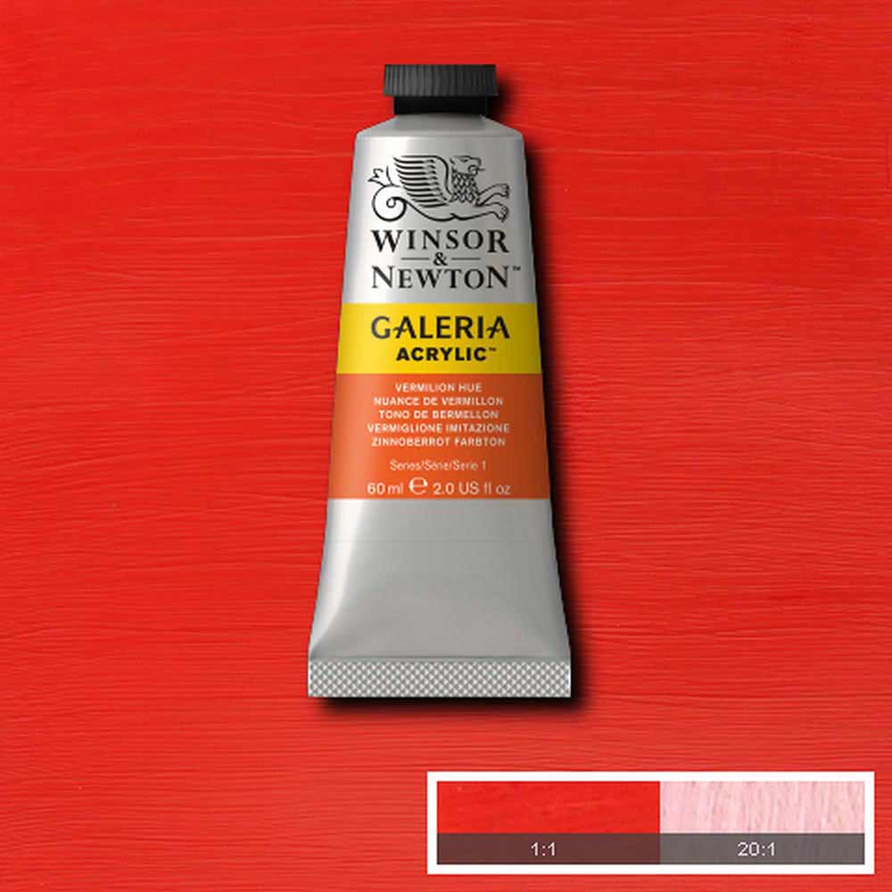 Winsor & Newton Galeria Acrylic 60ml Vermilion Hue 682
