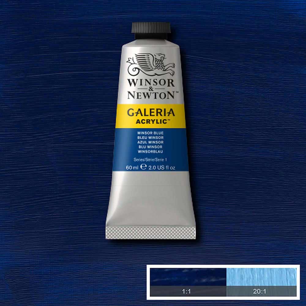 Winsor & Newton Galeria Acrylic 60ml Winsor Blue (Red Shade) 706