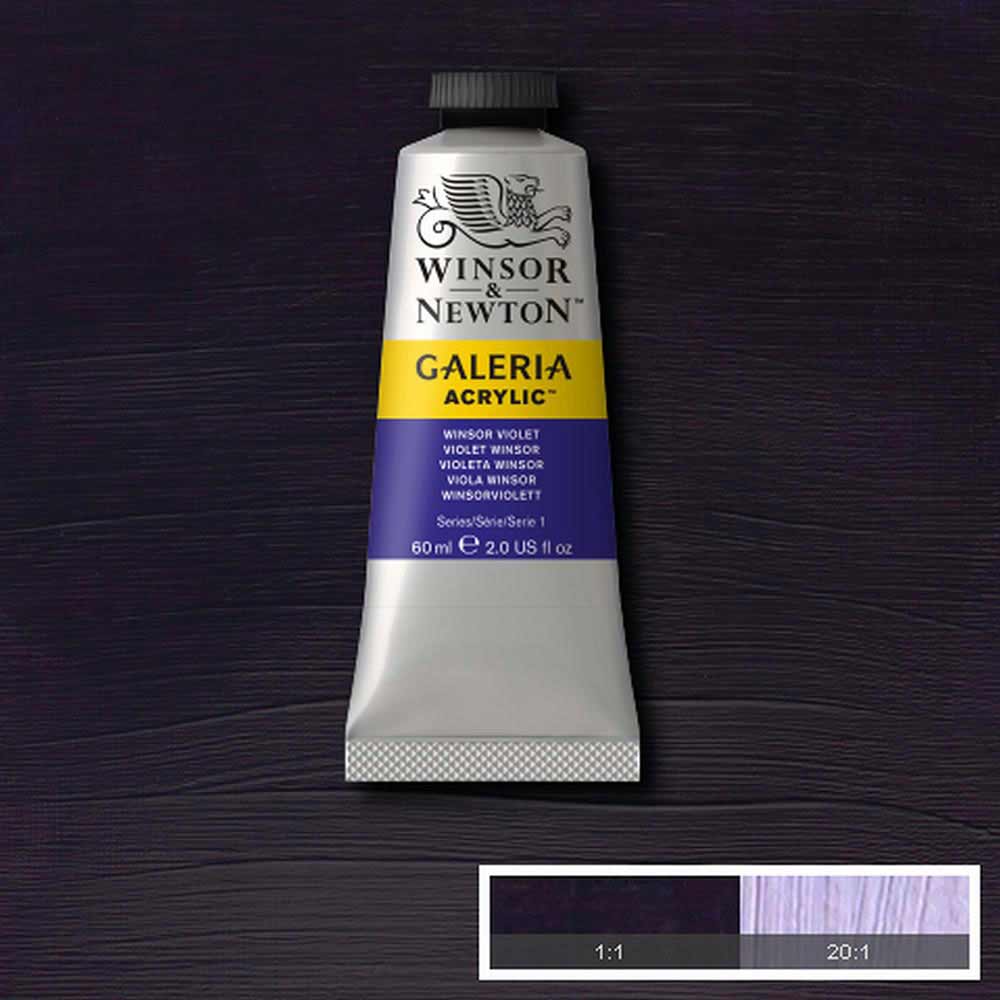 Winsor & Newton Galeria Acrylic 60ml Winsor Violet 728