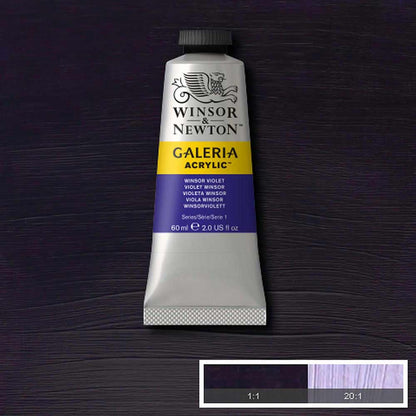 Winsor & Newton Galeria Acrylic 60ml Winsor Violet 728