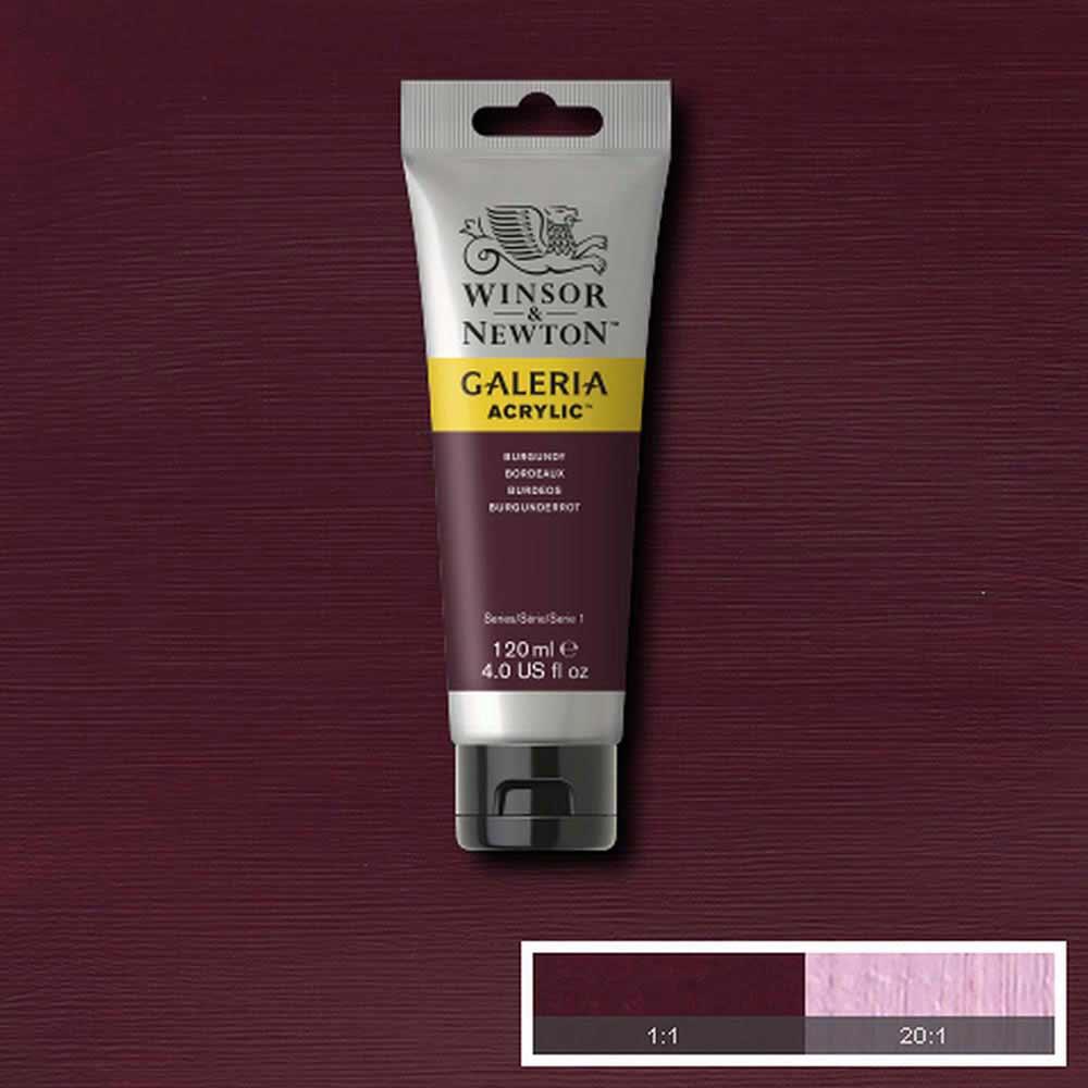 Winsor & Newton Galeria Acrylic 120ml Burgundy 075