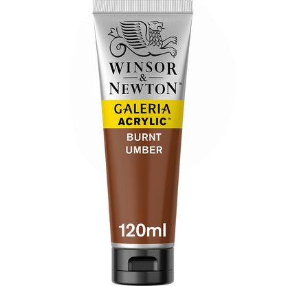 Winsor & Newton Galeria Acrylic 120ml Burnt Umber 76