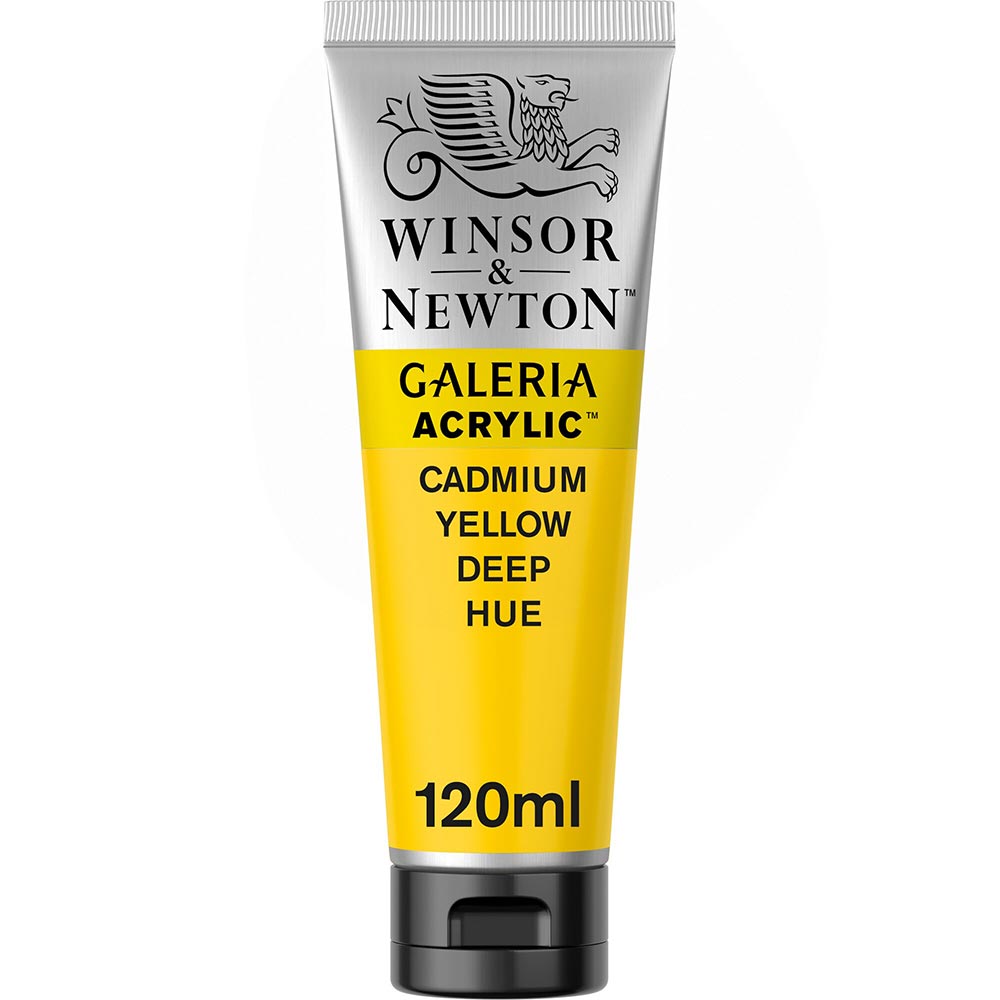 Winsor & Newton Galeria Acrylic 120ml Cadmium Yellow Deep Hue 115