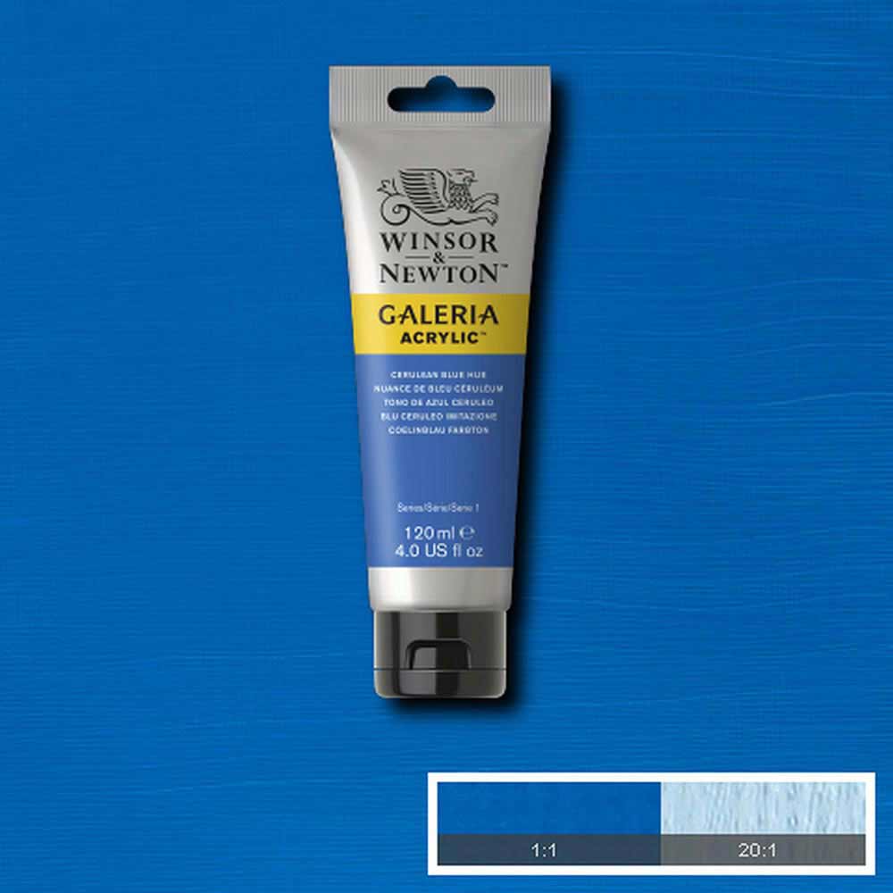 Winsor & Newton Galeria Acrylic 120ml Cerulean Blue Hue 138