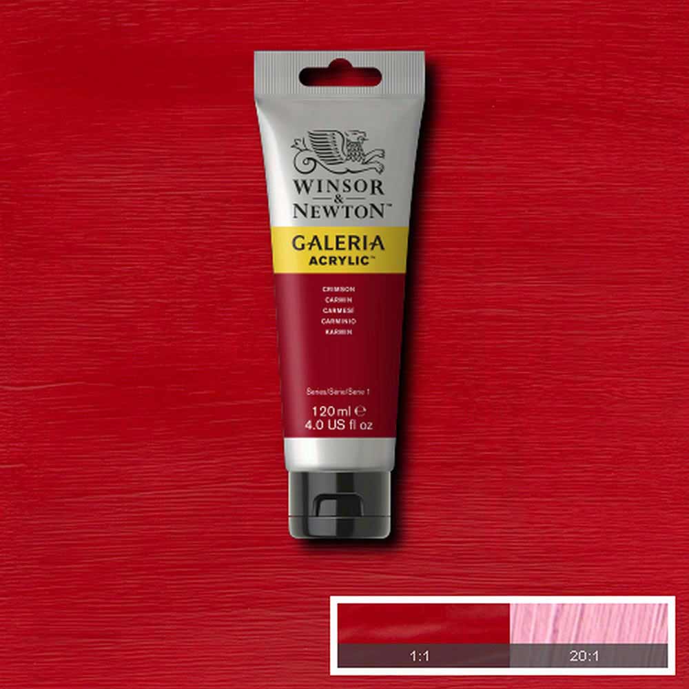 Winsor & Newton Galeria Acrylic 120ml Crimson 203