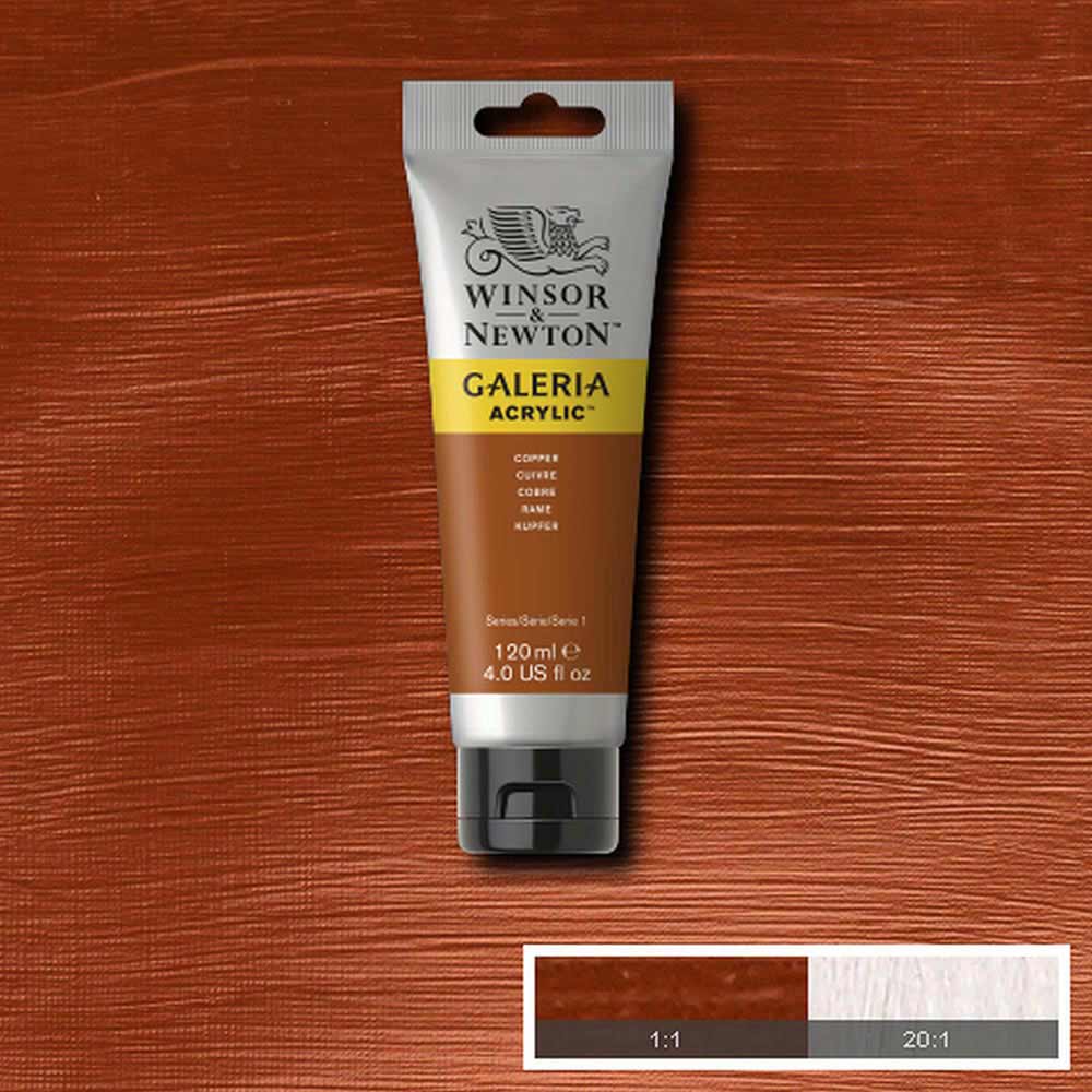 Winsor & Newton Galeria Acrylic 120ml Copper 214