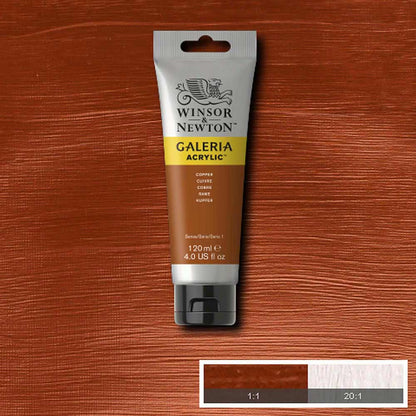 Winsor & Newton Galeria Acrylic 120ml Copper 214