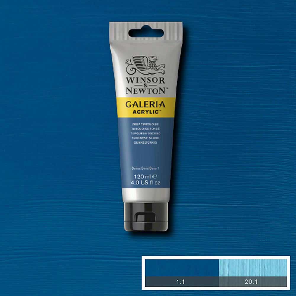 Winsor & Newton Galeria Acrylic 120ml Deep Turquoise 232