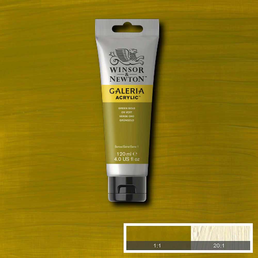 Winsor & Newton Galeria Acrylic 120ml Green Gold 294